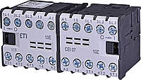 Контактор миниатюрный ETI CE 17.10 3.5А 230V AC 2x3NO+2x1NO 1.5kW 4641623 (силовой, 16A AC1, 3.5A AC3)