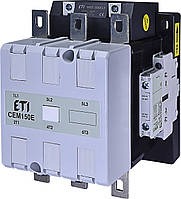 Контактор силовой ETI CEM 150.22 150А 250V AC/DC 3NO+2NO+2NC 75kW 4654241 (на DIN-рейку, 225A AC1, 150A AC3)