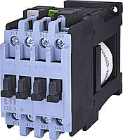 Контактор силовой ETI CES 9.10 9А 24V DC 3NO+1NO 4kW 4646514 (на DIN-рейку, 25A AC1, 9A AC3)