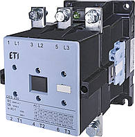 Контактор силовой ETI CES 250.22 250А 230V AC 3NO+2NO+2NC 132kW 4646571 (на DIN-рейку, 300A AC1, 250A AC3)