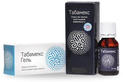 Табамекс - Комплекс (Краплі+Гель) від нікотинової залежності