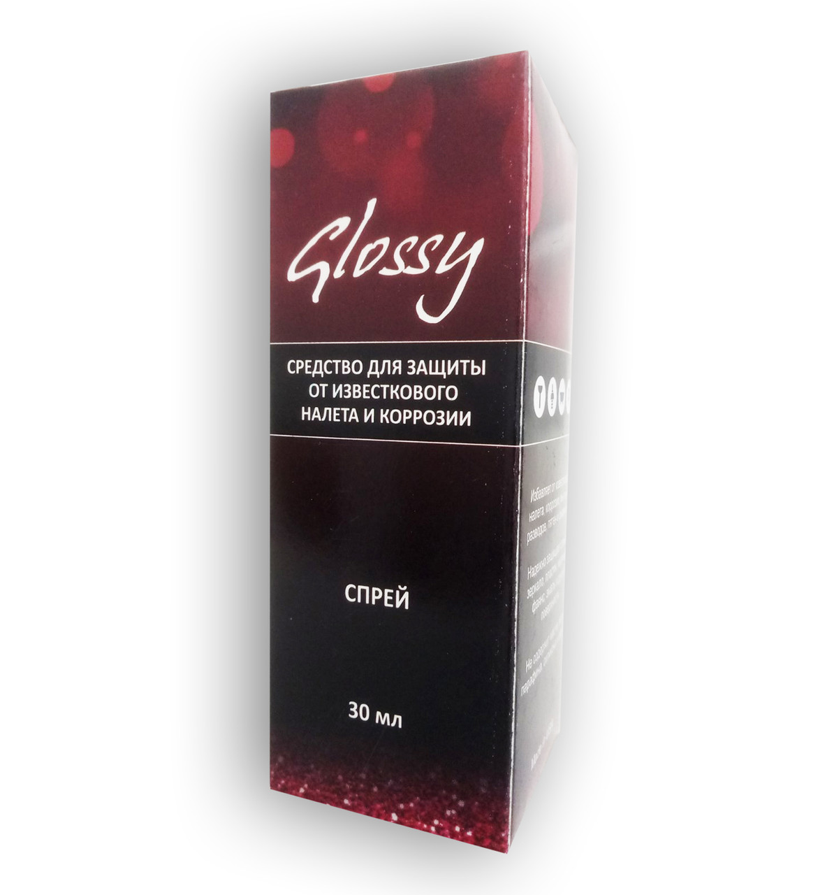 Glossy - Спрей для захисту поверхонь від вапнякового нальоту та корозії (Глоссі)