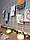 Органайзер дошка настрою Мудборд Wuw сітка з великою ячкою (10sm) для нотаток і фотографій 100x60см Білий, фото 6
