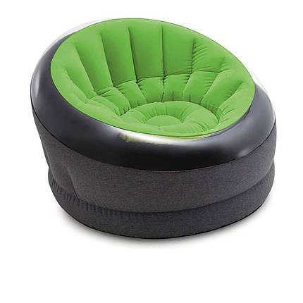 Надувне крісло Intex 66581, 112 х 109 х 69 см, зелене, фото 2