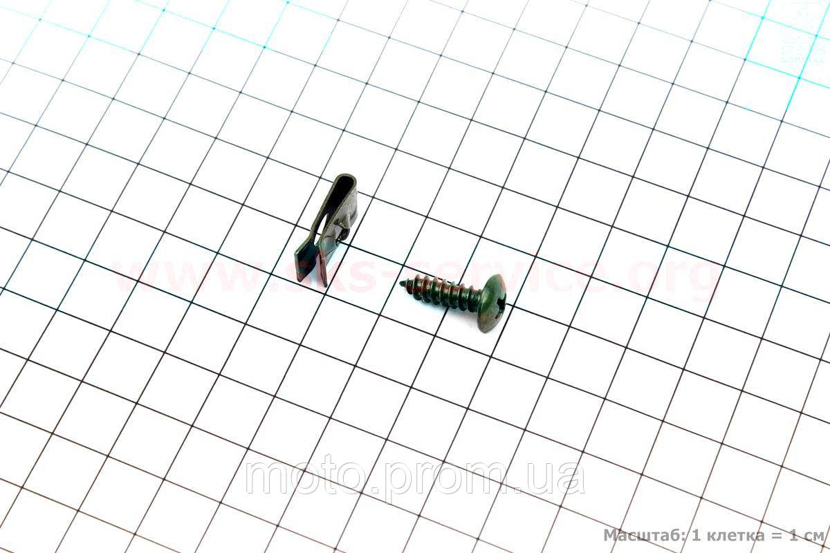 Крепление Пластика с Саморезом на Скутер Race Viper — Купить Недорого ...