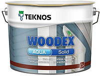 Кроющий антисептик Woodex Aqua Solid Teknos полумат 9л