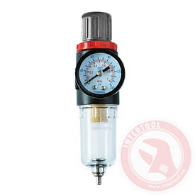 Фільтр для очищення повітря + редуктор 1/4" INTERTOOL PT-1412