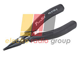 Довгогубці Pro'sKit 1PK-5102-Е, прямі 140 мм