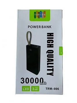 ПоверБанк PowerBank Original Torima TRM-006 30000mAh. Зовнішній акумулятор Power Bank