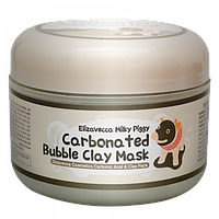 Elizaveca Carbonated Bubble Clay Mask Бульбашкова маска для обличчя з білою глиною, деревним вугіллям, 100 мл