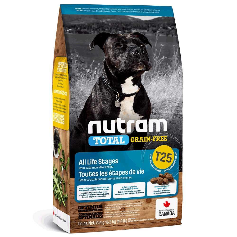 Nutram T25 Total Grain Free Salmon Trout (Нутрам Тотал Грейн Фрі Лосось) корм для собак усіх порід і вікових груп