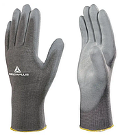 Перчатки защитные бесшовные с полиуретановым покрытием Delta Plus VE702PG10 р.10 Серые