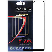 Защитное стекло Walker 3D Full Glue для Samsung Galaxy A22 4G Black