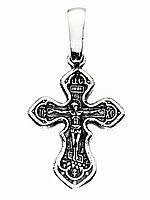 Детский серебряный крест Распятие Христово Православный Крест