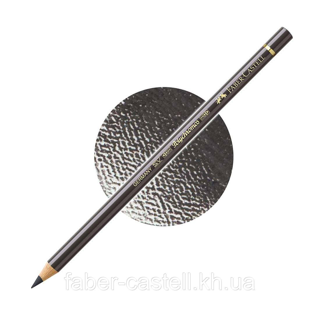 Олівець кольоровий Faber-Castell POLYCHROMOS колір сепія темна №175 (Dark Sepia), 110175