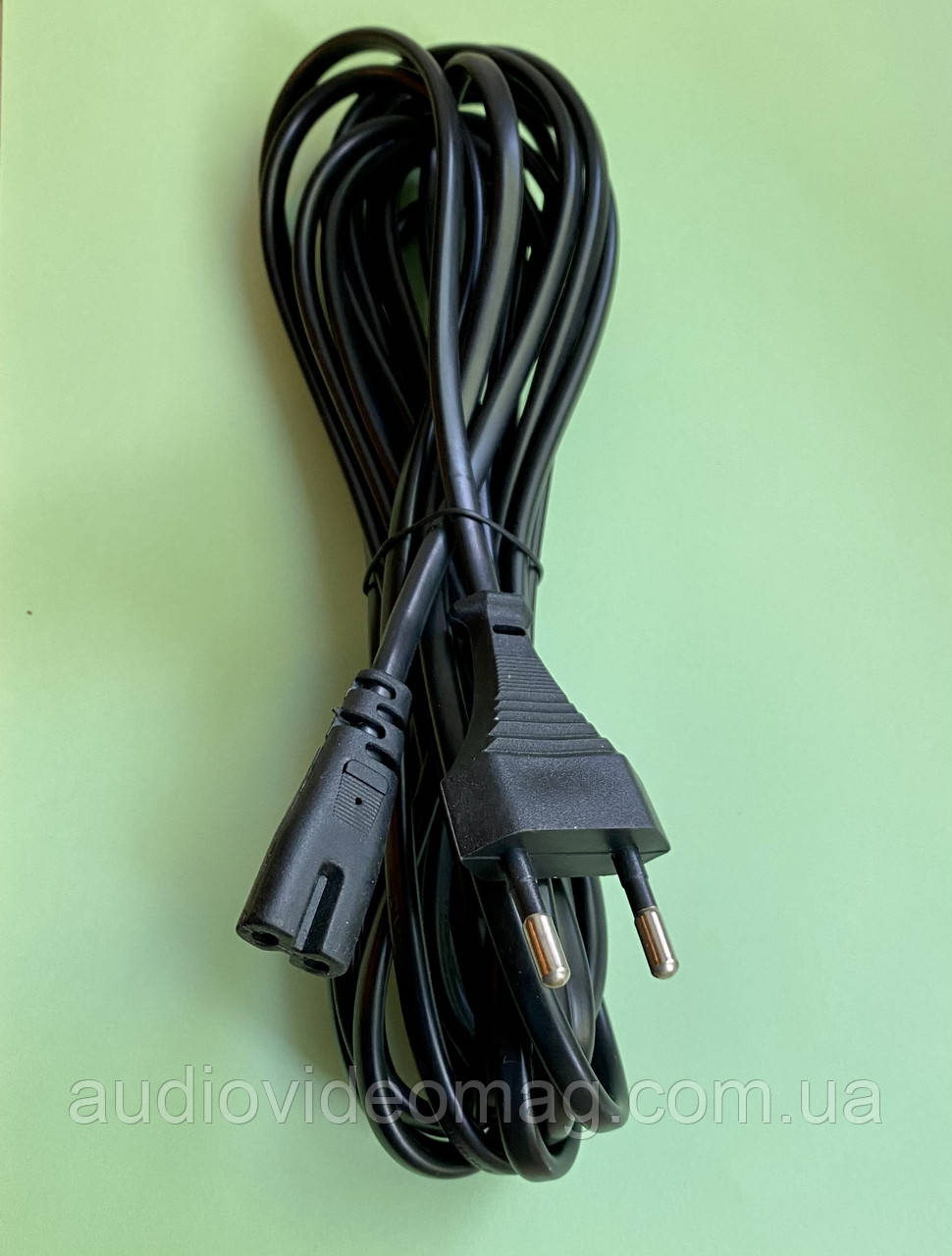 Шнур мережі (2 pin) двопіновий 220V, довжина 5 метрів
