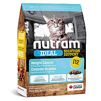 Nutram I12 Ideal Solution Support Weight Control Cat (Нутрам Ідеал Солошин Суппорт) корм для котів з ожирінням