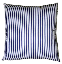 Подушка Хатка Квадратна біла із синім