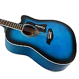 Електроакустична гітара Equites EQ901C BL 41 + П'єзодатчик Rose LC-5, фото 4