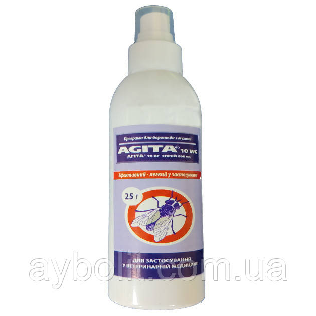 Ефективний засіб від мух, спрей Агіт/Agita10 WG 200 мл, фото 1