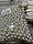 Бусини пробивні (без дірочки) 10 мм бежеві 500 грамів, фото 6