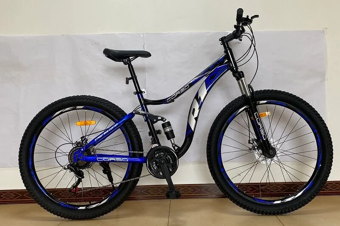 Велосипед спортивный CORSO 27,5" дюймов ПОЛУФЭТ, стальная рама 17 с ...
