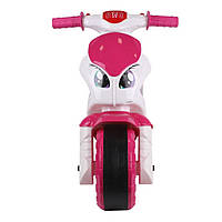 Каталка-біговець "Мотоцикл" ТехноК 6368TXK Біло-рожевий музичний топ
