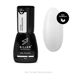 База кольорова Siller White Base Pro №1 білий, 8мл