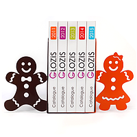 Тримачі для книг Gingerbread імбирне печиво метал G-021 30 х 20 см