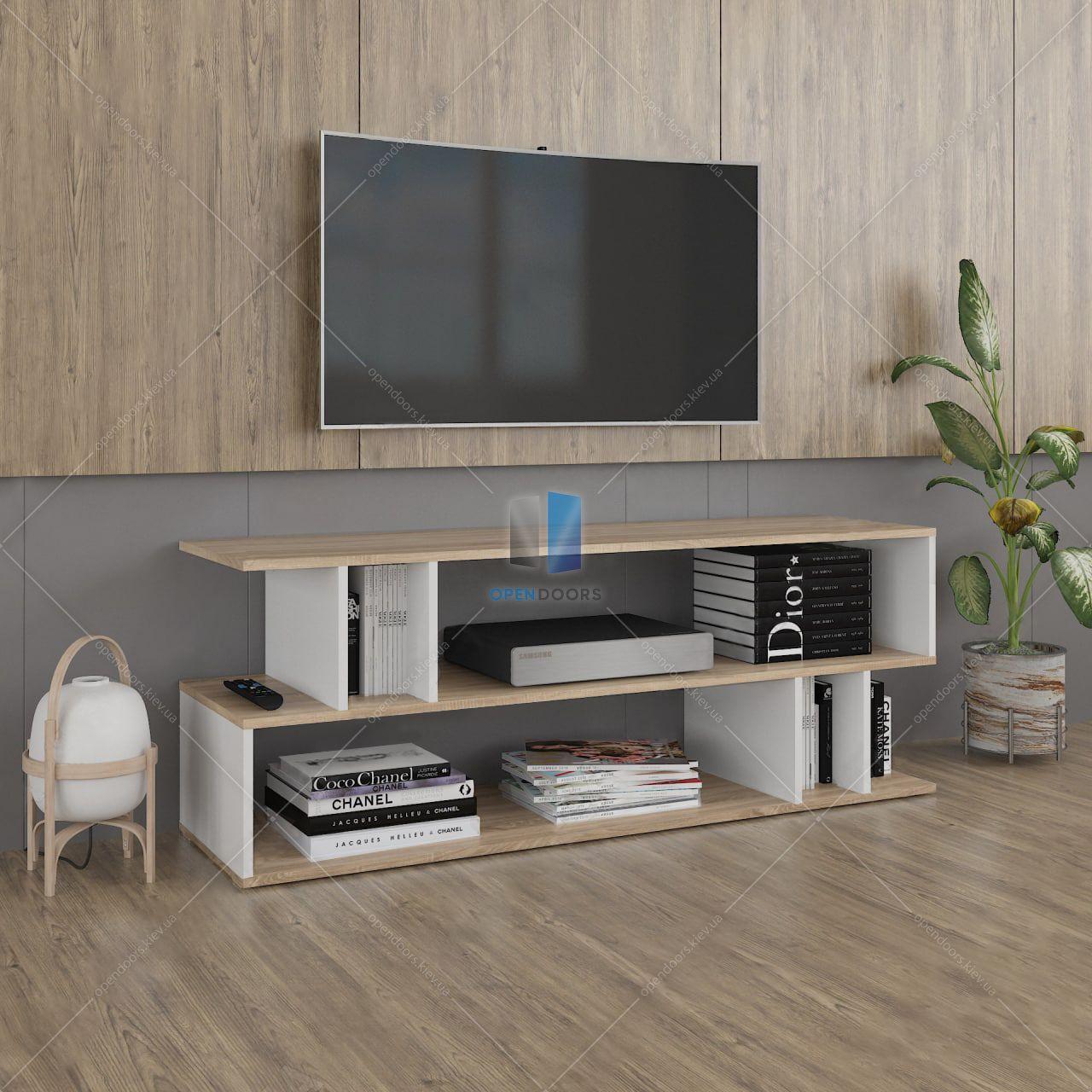 Купить Открытая тумбочка под телевизор Opendoors ТВ Дизайнерская тумба ...