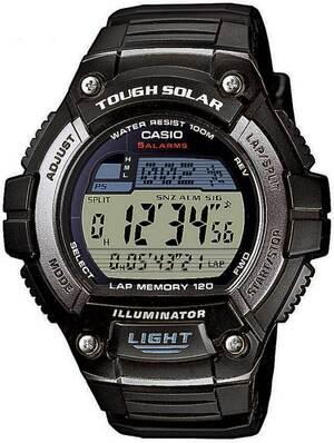 Спортивний чоловічий годинник Casio оригінал Японія Collection W-S220-1AVEF з полімерним ремінцем
