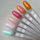 Гель для нарощування Siller Wonder Gel Pure White №9 ніжно-м'ятний, 30мл, фото 3