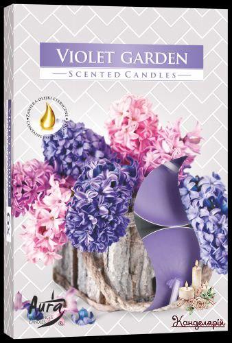 Свечи чайные ароматические (таблетки) Violet garden - фото 1 - id-p1622012908
