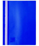 Швидкозшивач з прозорим верхом А4 PP "глянець" синій. AXENT