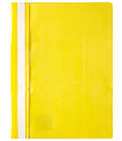 Скоросшиватель с прозрачным верхом А4 PP "глянец" желтый. AXENT