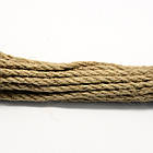 Пенькова мотузка Подвійного кручення 5 мм, Бежевий, Товщина 5 мм, ~ 5 м/зв'язка, фото 3