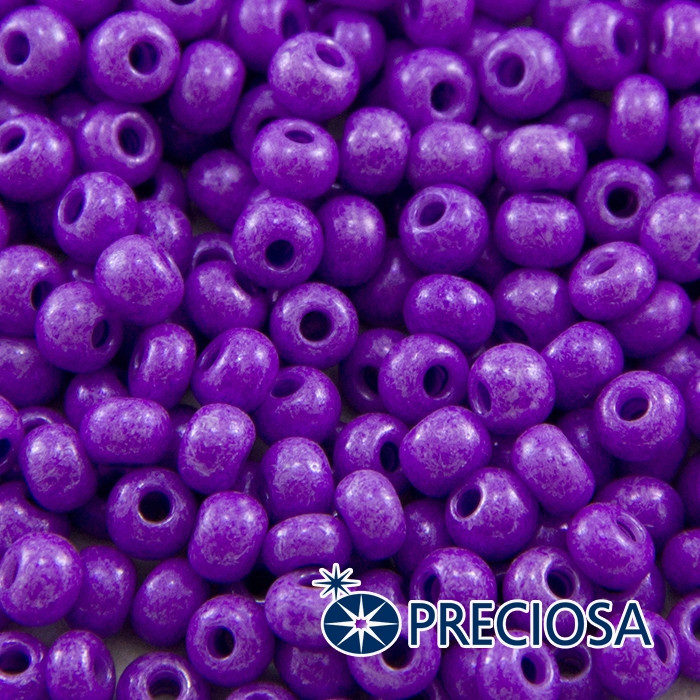 Бісер 16328 Чеський Preciosa 6/0, Сільгель пофарбований SDC, Бузковий, Круглий