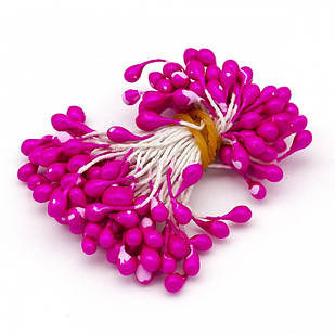 Тичинки для квітів Декоративні, Рожевий, 55 мм, 80 шт./зв'язка, (УТ100025182)