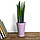 Вазон керамічний для квітів "Дзвіночок" 1,2 л Rezon Лавандовий P131, фото 2