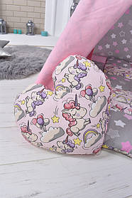 Подушка сердечко ( В КОЛІР ВАШОГО ВІГВАМУ)