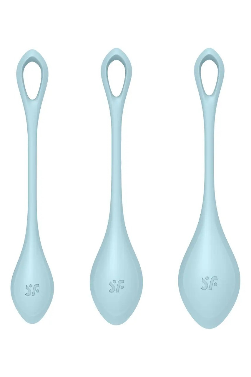 Набір вагінальних куль Satisfyer Yoni Power 2 light blue, фото 1