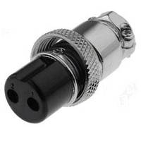 Роз'єм GX16 MIC 322 F кріплення на кабель, 2pin