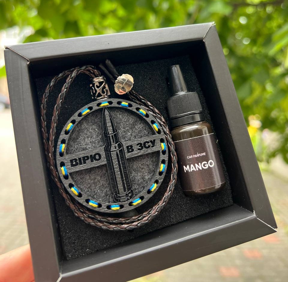 Ароматизатор в Машину Из Натурального Дерева, Украинская Символика, ЗСУ ...