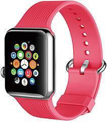 Силіконовий ремінець Promate Silica-42 для Apple Watch 42-44 мм Pink (silica-42.pink)