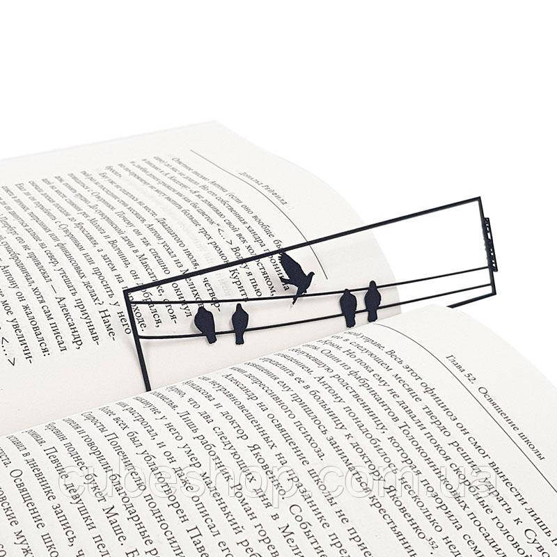 Закладка для книг Птахи на дротах