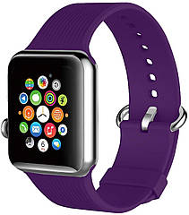 Силіконовий ремінець Promate Silica-38 для Apple Watch 38-40 мм Purple (silica-38.purple)