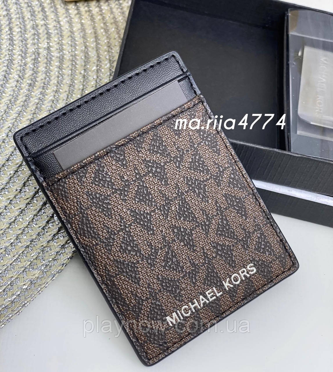 Набор Michael Kors ОРИГИНАЛ , картхолдер с зажимом для денег - фото 3 - id-p1622091655