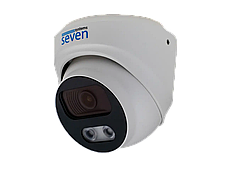 Комплект відеоспостереження на 1 купольну 5 Мп IP-камеру SEVEN KS-7211OW-5MP, фото 3