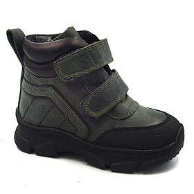 Дитячі ортопедичні черевики Ortomedica 364-07 профілактичні зелені