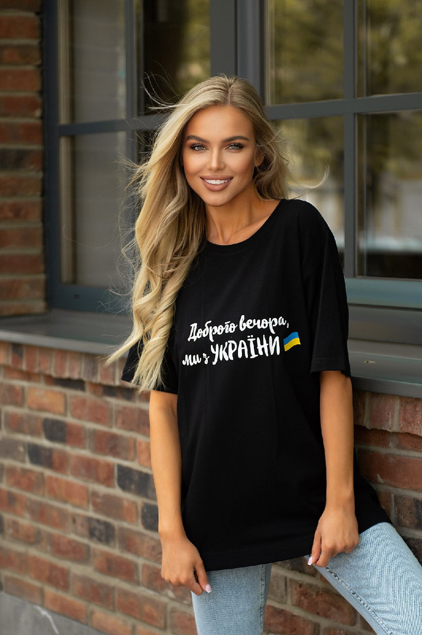 Жіноча футболка з візерунком 48-62, фото 1